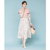 リボン柄マーメイドフレアスカート【洗濯機洗い可/イージーアイロン】 | index | 詳細画像3 