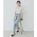 ラメリブクルーネックトップス【洗濯機洗い可】 | index | 詳細画像3 