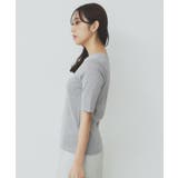 ラメリブクルーネックトップス【洗濯機洗い可】 | index | 詳細画像19 