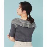 シアーラメフリルニット【洗濯機洗い可】 | index | 詳細画像4 