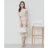 《美人百花掲載》フリルプリーツ花柄ワンピース【洗濯機洗い可 イージーアイロン 防… | index | 詳細画像6 