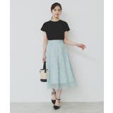 シアーフラワーフレアスカート【洗濯機洗い可】 | index | 詳細画像5 