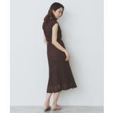 透かし編みノースリーブニット/セットアップ対応【洗濯機洗い可】 | index | 詳細画像3 