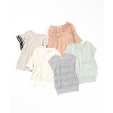 透かし編みノースリーブニット/セットアップ対応【洗濯機洗い可】 | index | 詳細画像24 