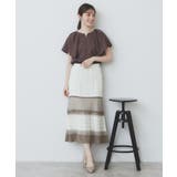 透かし編みフレアニットスカート/セットアップ対応【洗濯機洗い可】 | index | 詳細画像15 