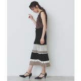 透かし編みフレアニットスカート/セットアップ対応【洗濯機洗い可】 | index | 詳細画像10 