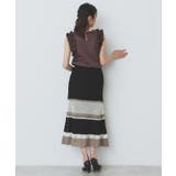 透かし編みフレアニットスカート/セットアップ対応【洗濯機洗い可】 | index | 詳細画像11 