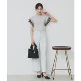 ボーダーフリルスリーブニット【洗濯機洗い可】 | index | 詳細画像7 