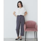 《7色展開 S LLサイズ》フリルタックスリーブキーネックブラウス【吸水速乾 | index | 詳細画像26 