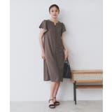 《S-3Lサイズ》フリルスリーブワンピース【洗濯機洗い可】 | index | 詳細画像5 