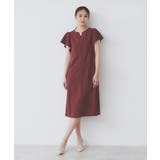 《S-3Lサイズ》フリルスリーブワンピース【洗濯機洗い可】 | index | 詳細画像13 