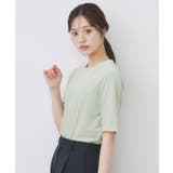 《andGIRL掲載》ベロアボクシーTシャツ【洗濯機洗い可】 | index | 詳細画像8