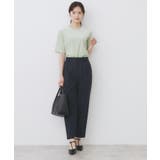 《andGIRL掲載》ベロアボクシーTシャツ【洗濯機洗い可】 | index | 詳細画像9