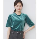 《andGIRL掲載》ベロアボクシーTシャツ【洗濯機洗い可】 | index | 詳細画像12