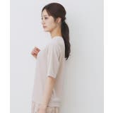 《andGIRL掲載》ベロアボクシーTシャツ【洗濯機洗い可】 | index | 詳細画像21