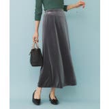 チャコールグレー(014) | ベロアジャージナロースカート【洗濯機洗い可】 | index