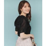 リボンスリーブドッキングニット【洗濯機洗い可／抗ピル】 | index | 詳細画像1 