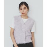 《Can Cam掲載》フリンジシャギーコンパクトベスト【洗濯機洗い可】 | index | 詳細画像17 