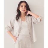 グレージュ(050) | 【高通気／遮熱】風が通るスキッパーシャツ《洗濯機OK／UVケア／防シワ》 | index