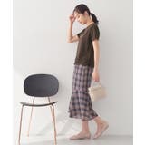 【接触冷感/UVケア】裾レースロゴTシャツ《洗濯機OK/S-3L》 | index | 詳細画像12