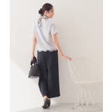 【接触冷感/UVケア】裾レースロゴTシャツ《洗濯機OK/S-3L》 | index | 詳細画像16