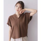 キャメルブラウン(841) | 【大人気により追加生産】タックスキッパーブラウス《接触冷感 吸水速乾 洗濯機OK | index