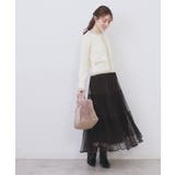 フェザーバイカラークルーネックカーディガン【洗濯機OK】 | index | 詳細画像2