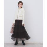 フェザーバイカラークルーネックカーディガン【洗濯機OK】 | index | 詳細画像3