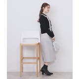 フェザーバイカラークルーネックカーディガン【洗濯機OK】 | index | 詳細画像6