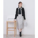 フェザーバイカラークルーネックカーディガン【洗濯機OK】 | index | 詳細画像7