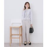 フェザーバイカラークルーネックカーディガン【洗濯機OK】 | index | 詳細画像10