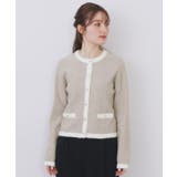 フェザーバイカラークルーネックカーディガン【洗濯機OK】 | index | 詳細画像17