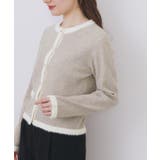 フェザーバイカラークルーネックカーディガン【洗濯機OK】 | index | 詳細画像21