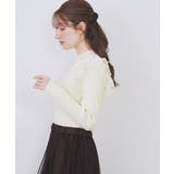 ショルダーチュールフリルハイネックニット【洗濯機OK/抗ピル】 | index | 詳細画像2 