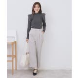 ショルダーチュールフリルハイネックニット【洗濯機OK/抗ピル】 | index | 詳細画像7 