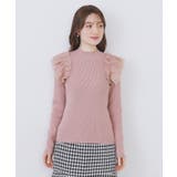 ショルダーチュールフリルハイネックニット【洗濯機OK/抗ピル】 | index | 詳細画像14 