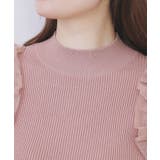 ショルダーチュールフリルハイネックニット【洗濯機OK/抗ピル】 | index | 詳細画像17 