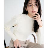 ショルダーチュールフリルハイネックニット【洗濯機OK/抗ピル】 | index | 詳細画像21 