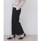 裏起毛ストレッチワイドパンツ【洗濯機OK/イージーアイロン】 | index | 詳細画像5 