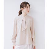 ボウタイタックブラウス【洗濯機OK/防シワ】《XS～3L》 | index | 詳細画像28 