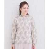 フリルハイネックレーストップス【洗濯機OK】 | index | 詳細画像13 