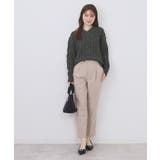 ラメ混ファンシーケーブルVネックニット【洗濯機OK】 | index | 詳細画像6 