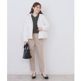 ラメ混ファンシーケーブルVネックニット【洗濯機OK】 | index | 詳細画像7 