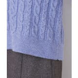 ラメ混ファンシーケーブルVネックニット【洗濯機OK】 | index | 詳細画像22 