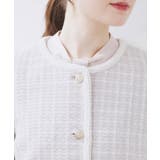 ファンシーツイードノーカラージャケット【洗える】 | index | 詳細画像19