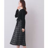 チェックラメジャカードニットワンピース | index | 詳細画像2 