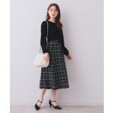 チェックラメジャカードニットワンピース | index | 詳細画像3 