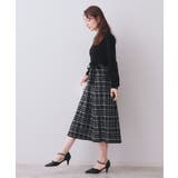 チェックラメジャカードニットワンピース | index | 詳細画像4 