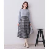 チェックラメジャカードニットワンピース | index | 詳細画像21 