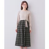 チェックラメジャカードニットワンピース | index | 詳細画像23 